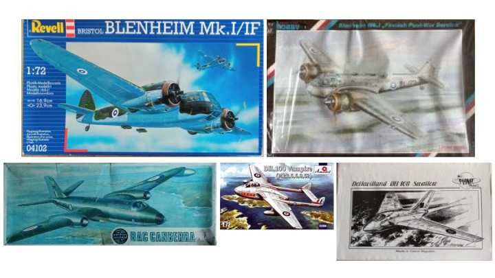 Kits aviões 1:72 Ingleses