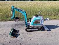 Mikro koparka Kobelco SS1 50cm szer. 350kg 3łyżki Fv23% cena brutto!