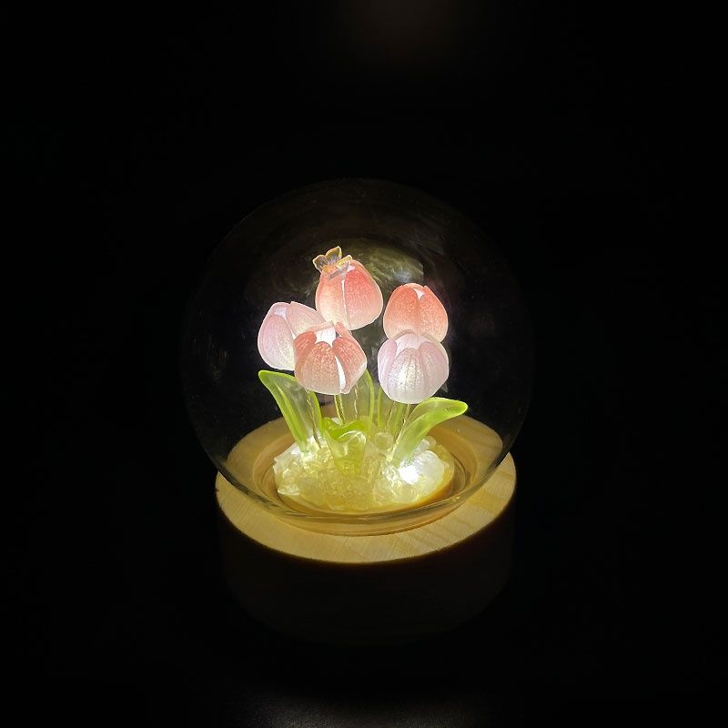 Mini tulipan lampka nocna do złożenia