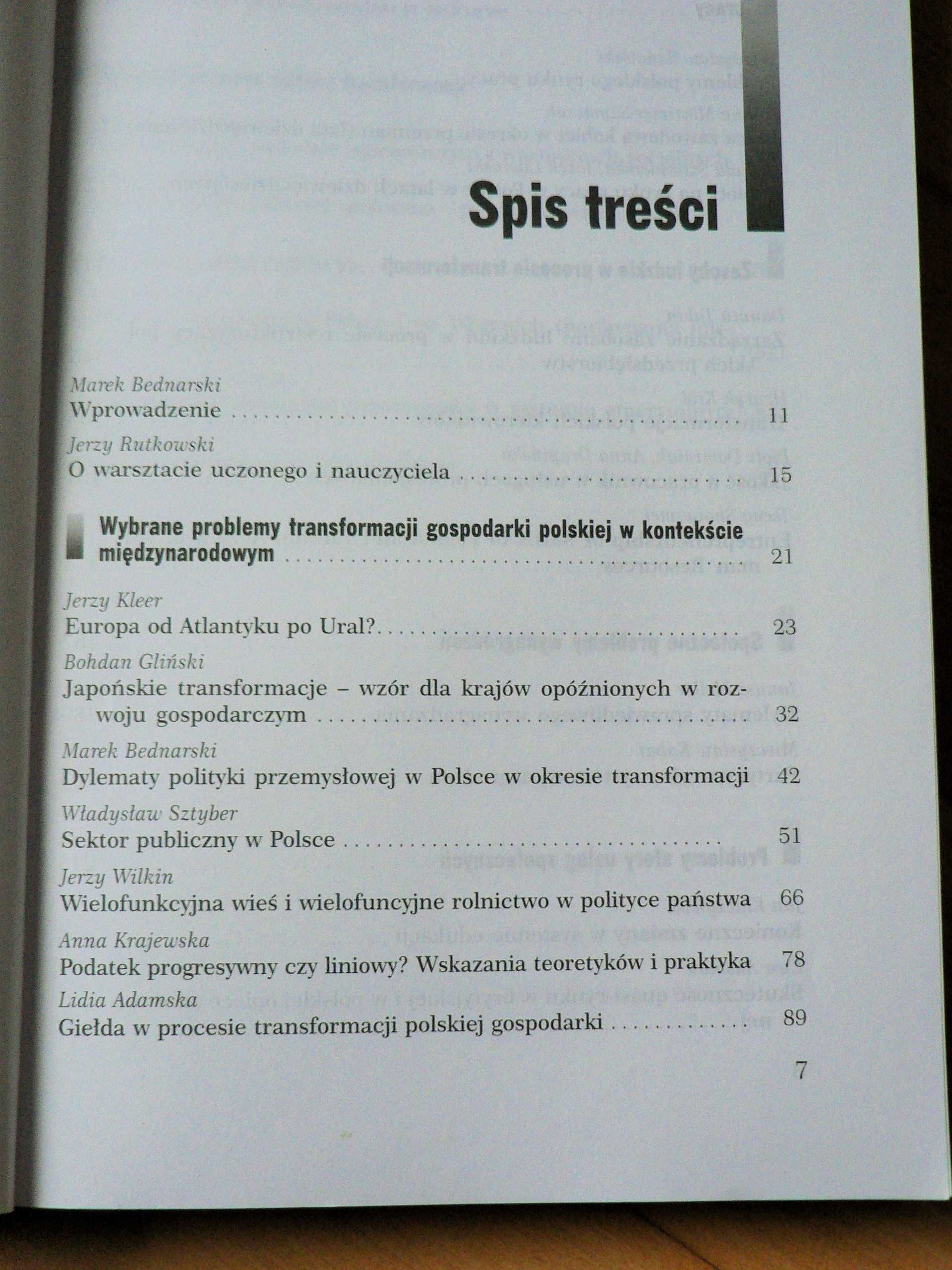 Społeczne aspekty transformacji systemowej w Polsce