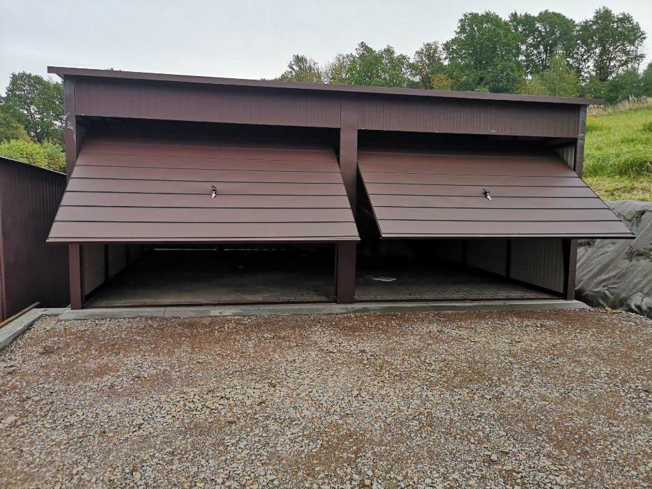 Garaż,garaże drewnopodobne 6x5,6x6 ponel poziomy producent cały kraj