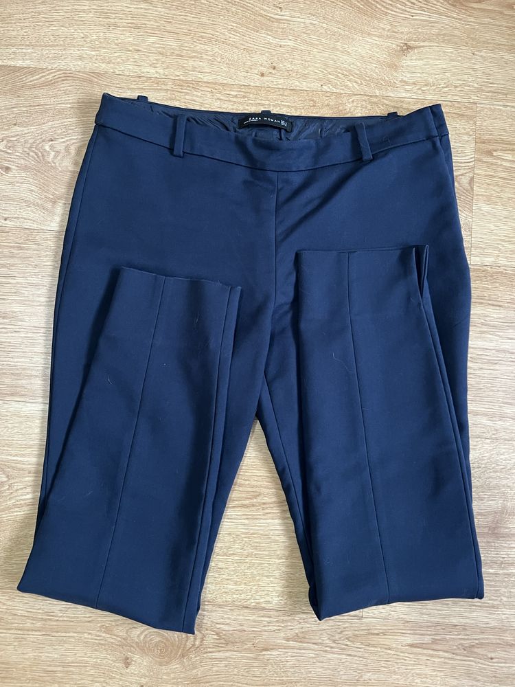 Calca classica Zara M mulher azul