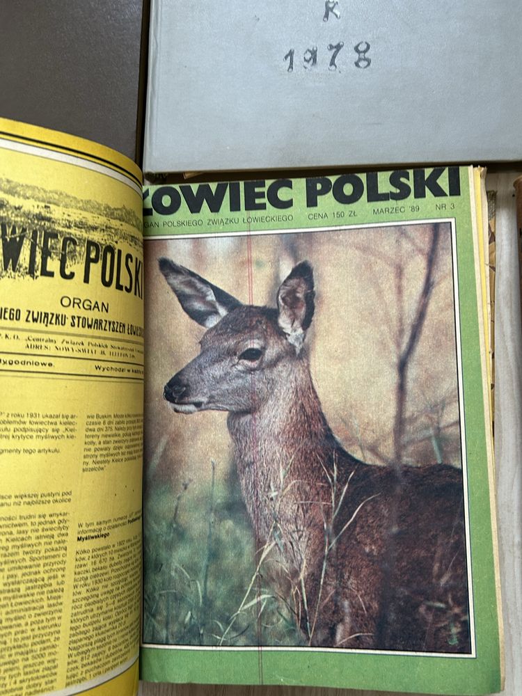 Łowiec Polski od 1977 do 1991 roczniki