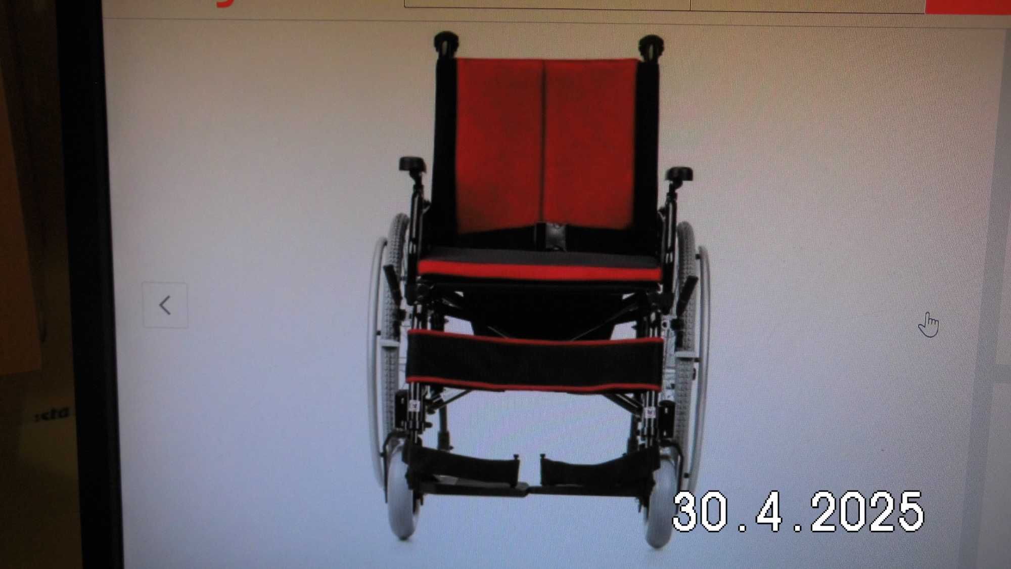 Wozek inwalidzki aluminiowy Cameleon Vitea Care MDH 45 cm VCWK9AC nowy