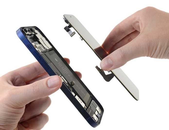 Wyświetlacz szybka LCD iPhone 12 Mini z wymianą Żelazna 89