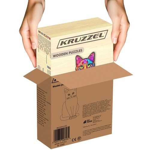 Układanka drewniana- puzzle Kruzzel