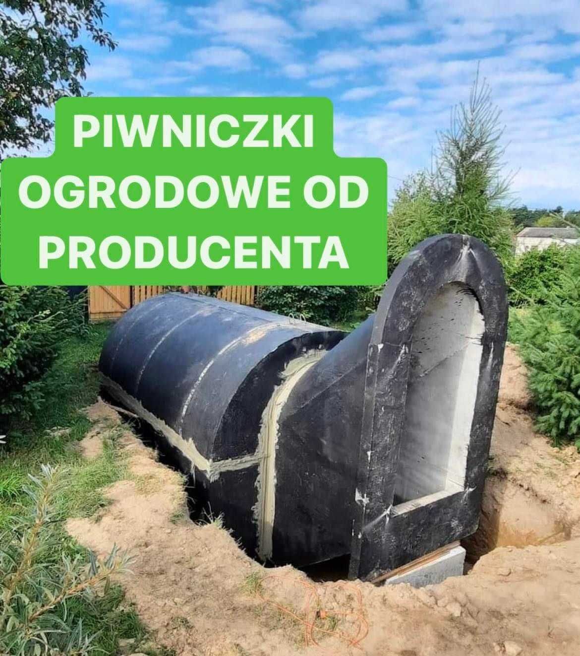 Piwniczka półokrągła Ziemianka betonowa 3,5m różne wymiary PRODUCENT