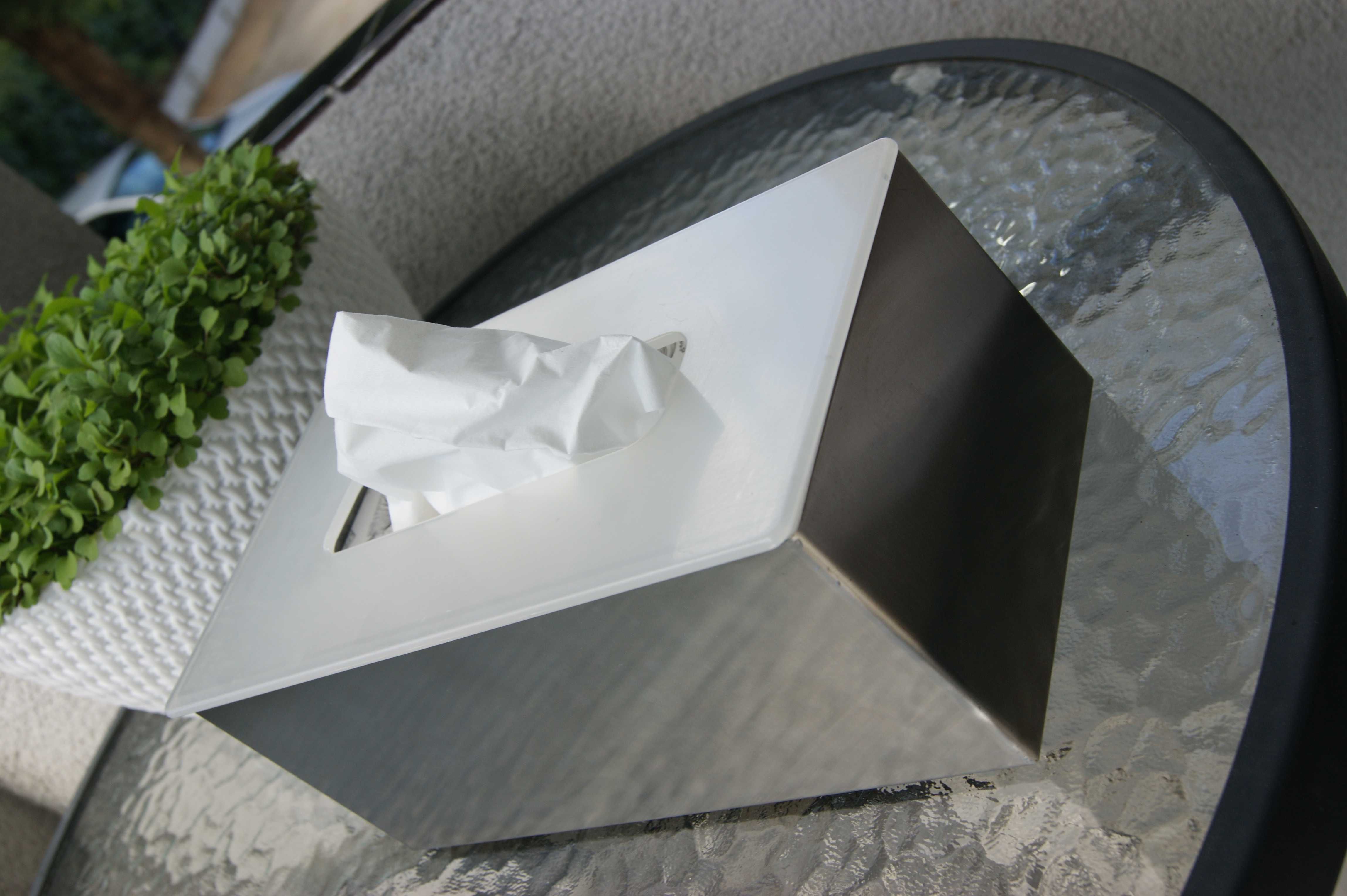 Metalowy chustecznik, pudełko na chusteczki IKEA