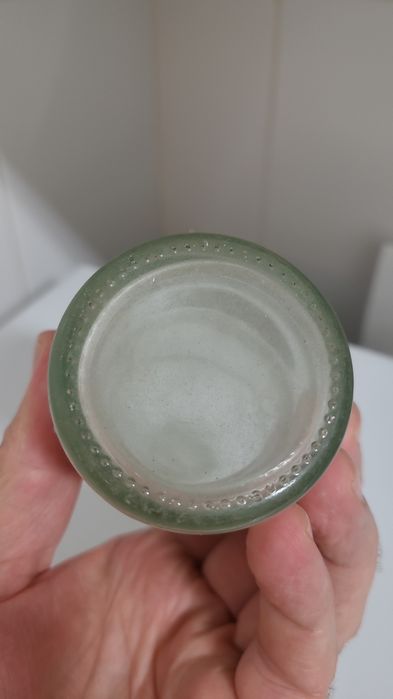 Antiga garrafa c/rótulo de papel (Soda Water), engarrafado na Madeira