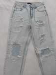 Calça de ganga “rotas”