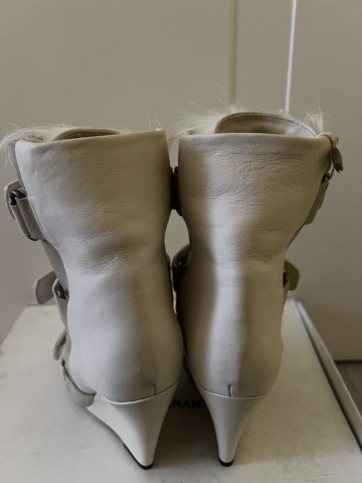 снікерси isabel marant на танкетці з хутром