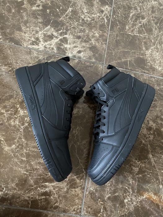 Чоловічі кросівки/черевики Puma Rebount оригінал чорні нові зима теплі