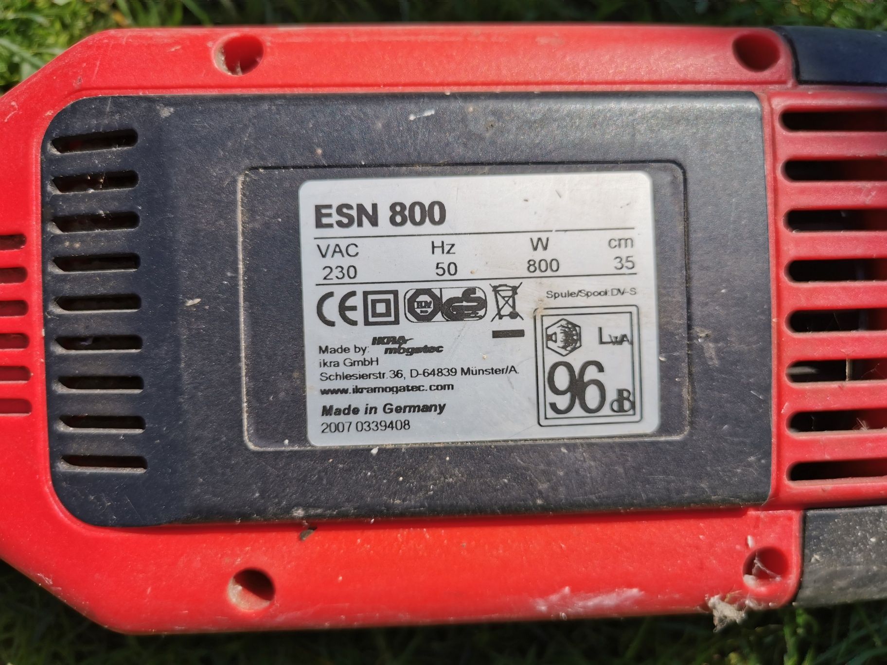 Kosa elektryczna esn 900