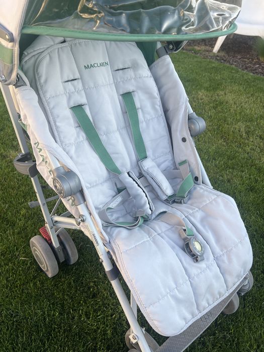 Wózek spacerowka Maclaren techno xlr szaro zielony