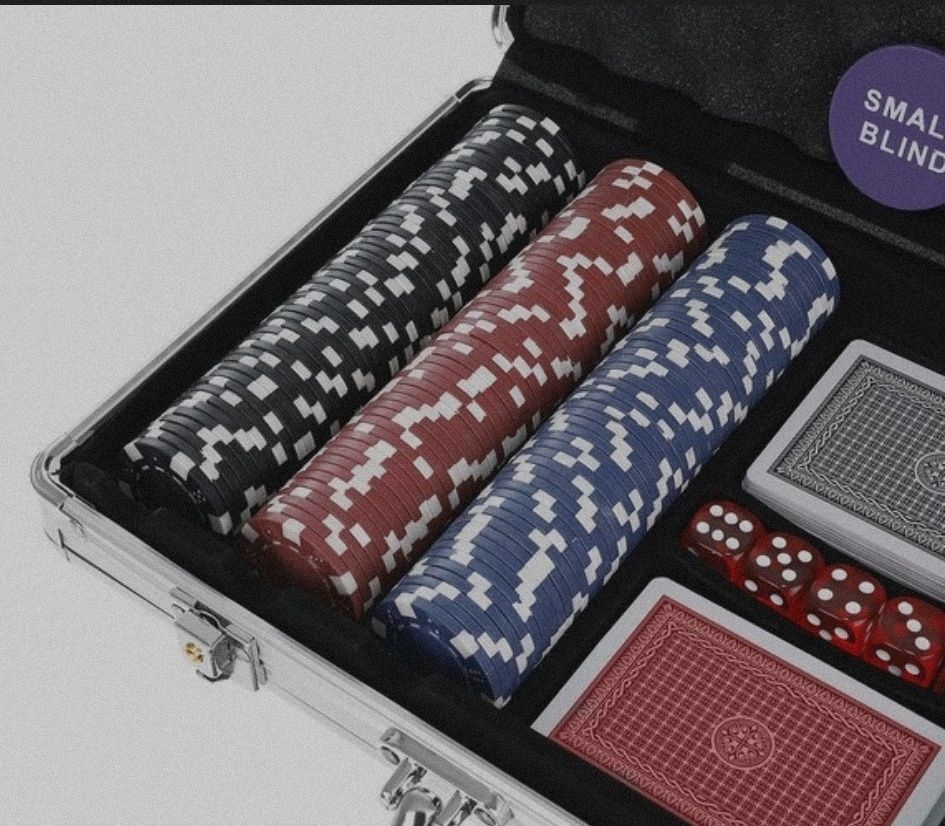 Алюміній Набор для покеру жетоны фишки для покера 300 шт