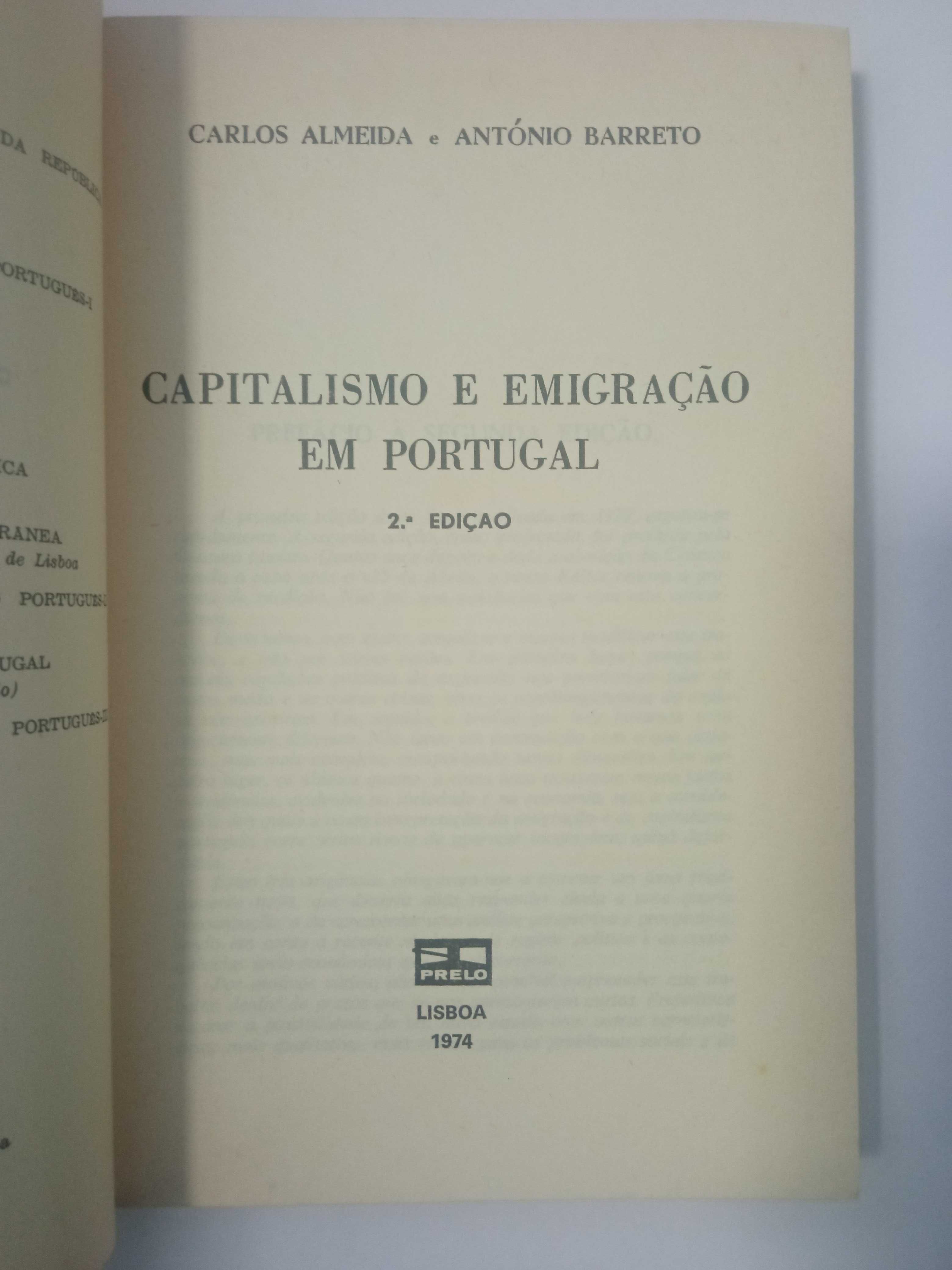 Capitalismo e emigração em Portugal, de António Barreto