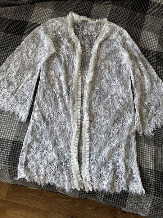 Пеньюар, кружевной халатик