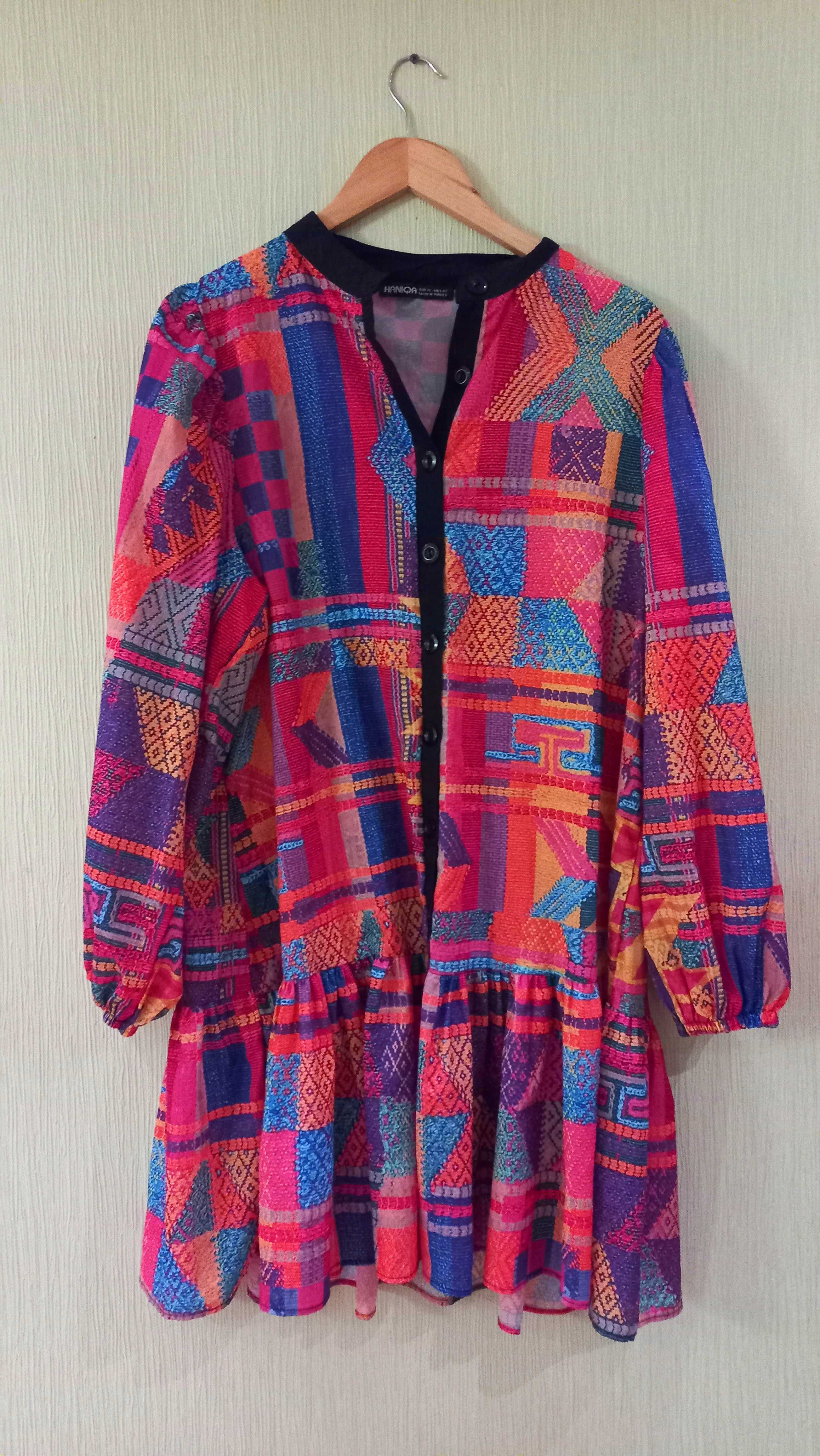 Яскрава вільна весняна сукня, туніка. xl (50-52)