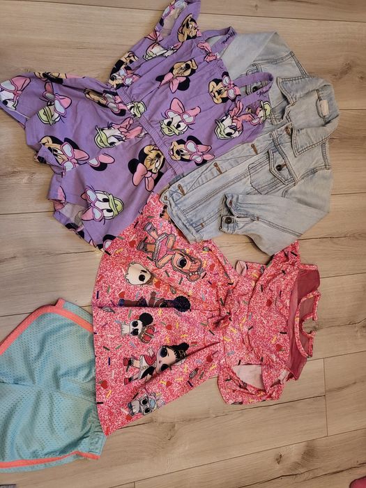 Paka ubrań dziewczęcych 116/122 dla dziewczynki