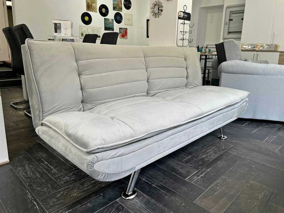 barato sofá-cama cinza novo envio gratis