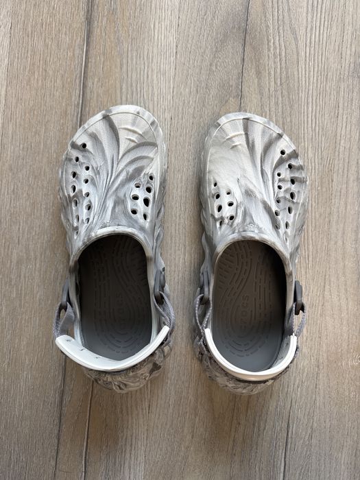 Чоловічі крокси Crocs Echo Marbled Clog Bone/Multi