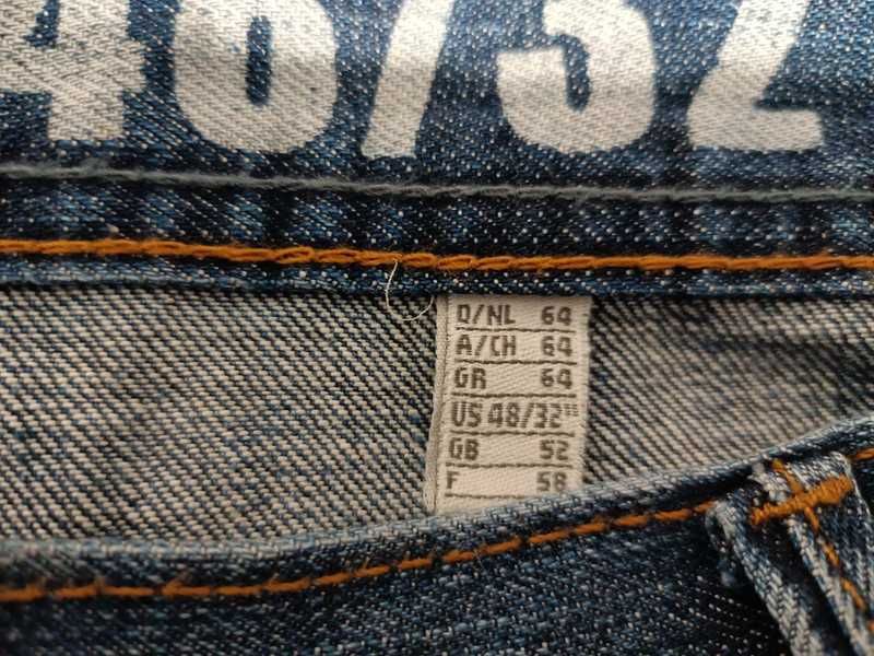 Nowe spodnie męskie jeansy niebieskie przecierane duży rozmiar 48/32