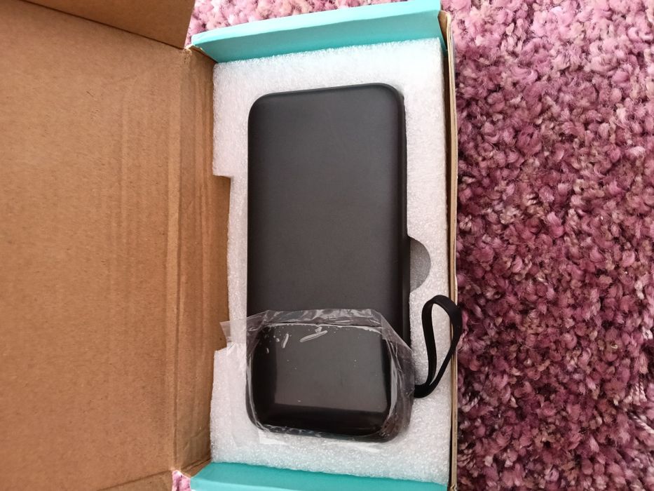 Powerbank 20000 mAh nova preta