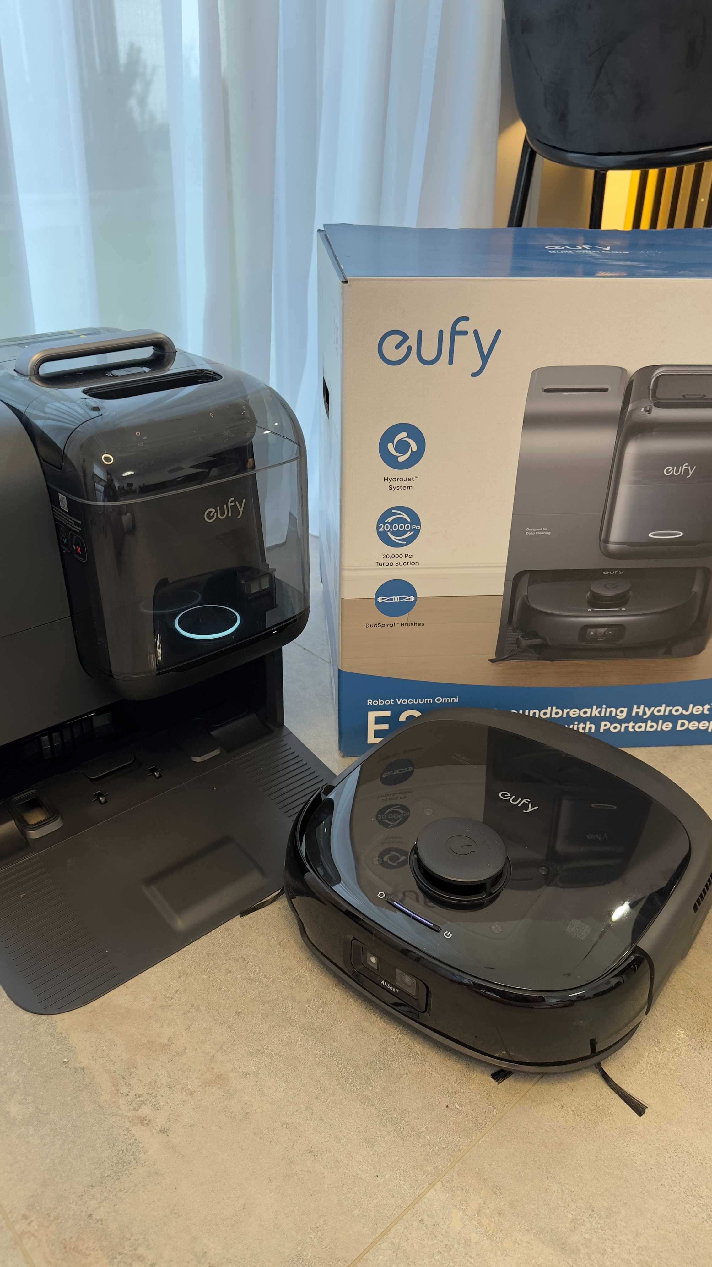 eufy Omni E28 - Robot sprzatajacy z mopem i odkurzaczem piorącym.