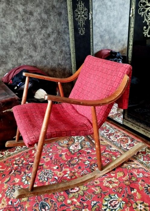 Кресло качалка винтажное