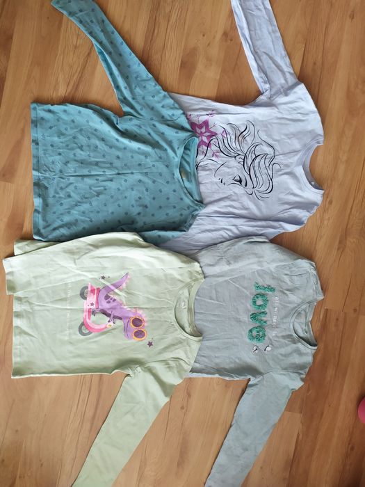 Bluzki długi rękaw rozmiar 128