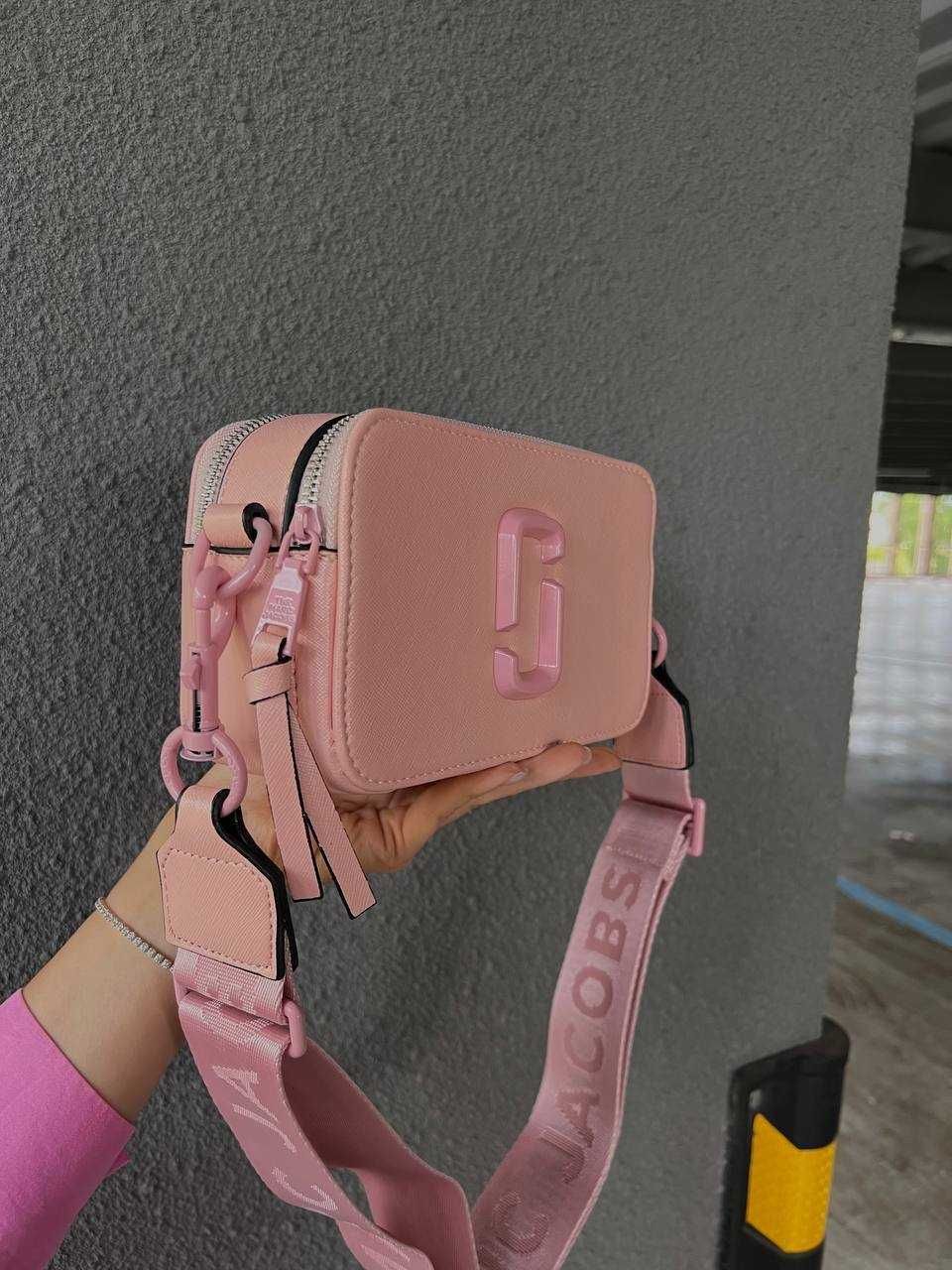 Torba damska na ramie MJ Total Pink Logo damska torebka