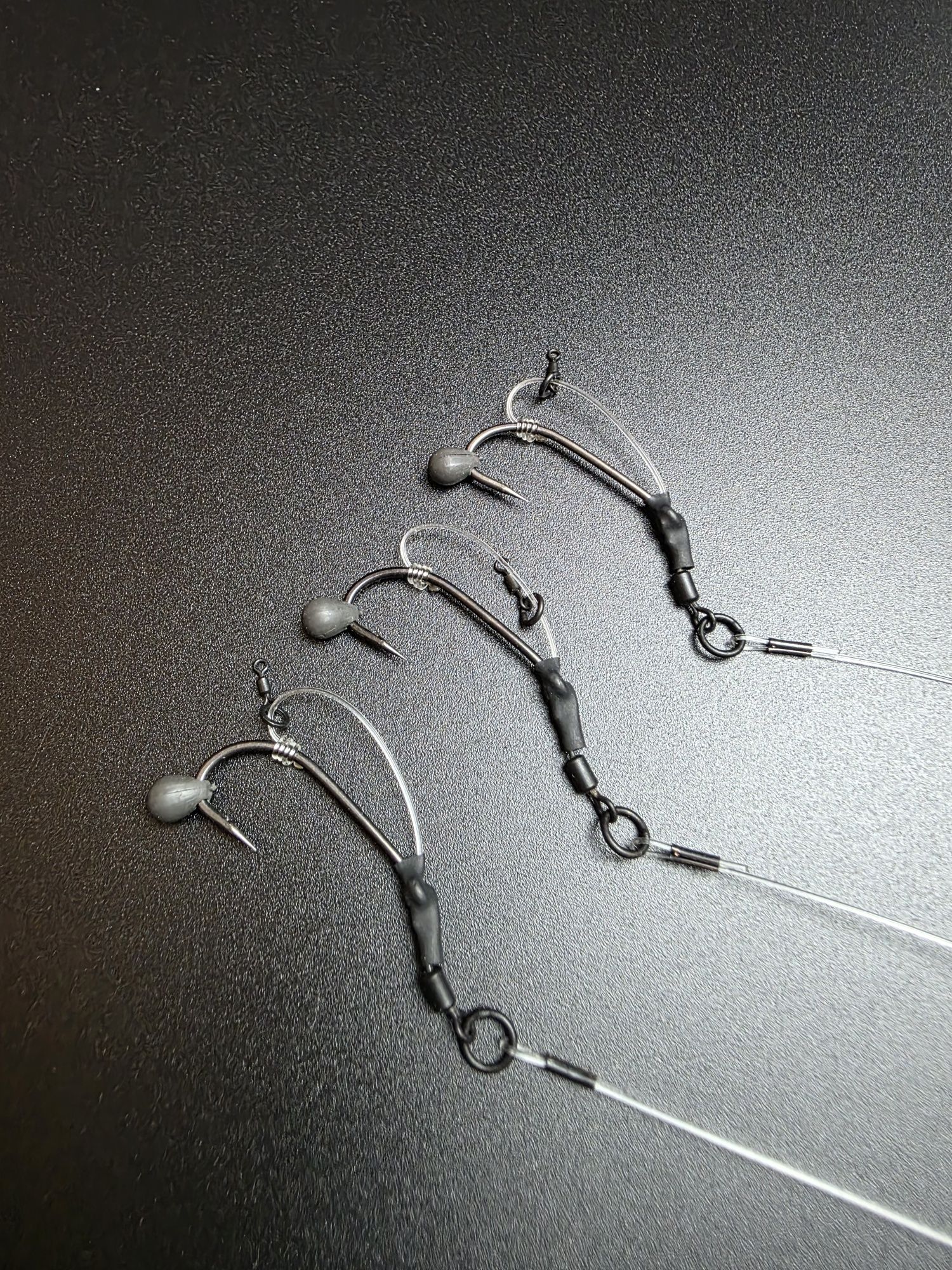 10 x przypony karpiowe pod Waftersy bałwanki #2 tungsten Hook
