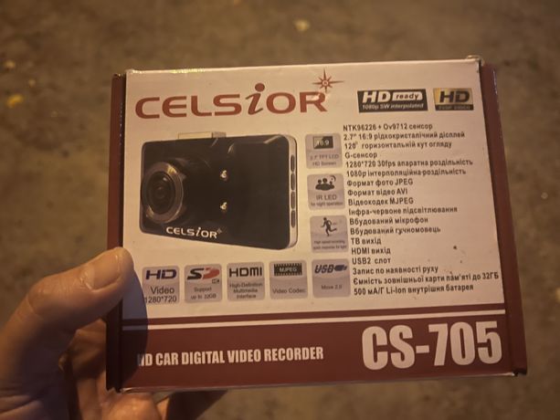 Продам автомобильный видеорегистратор CELSIOR CS-705