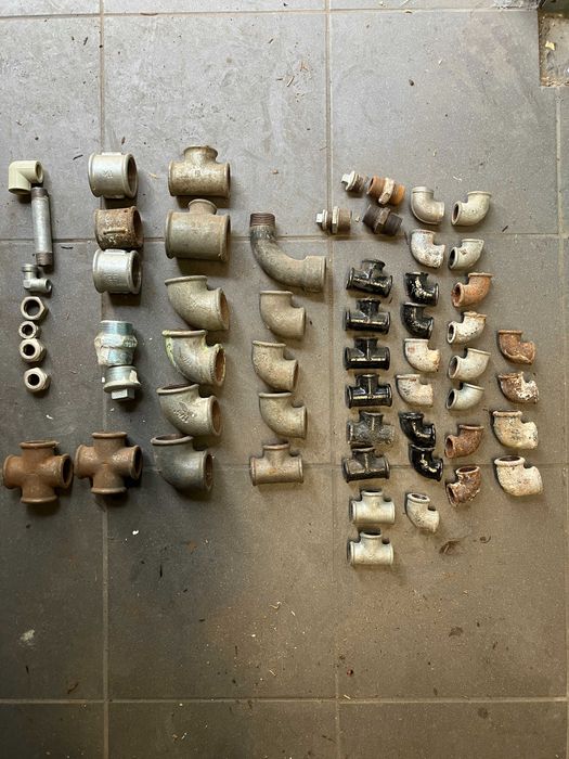 kolana, mufki, trójniki i inne zestaw