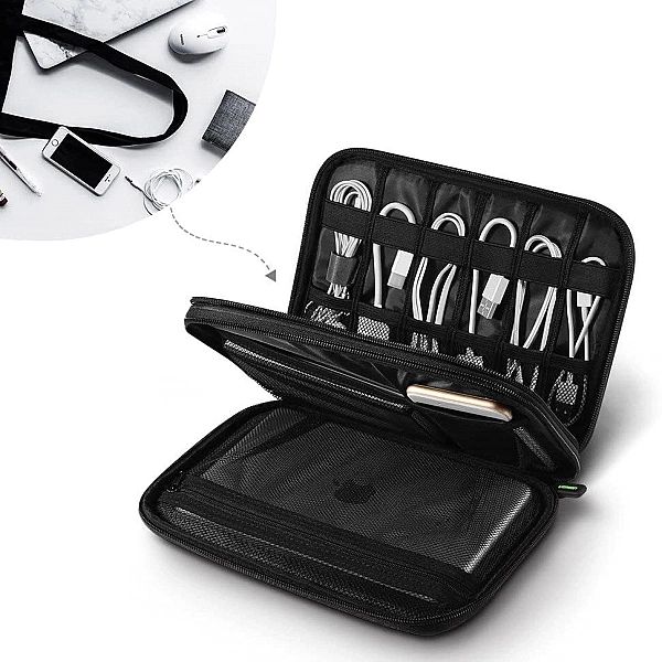 Ugreen etui pudełko na dysk twardy HDD SSD telefon kable akcesoria 24,