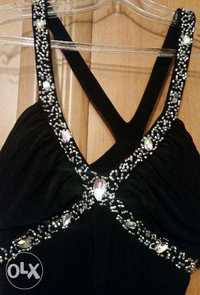 Piękna suknia - długa czarna