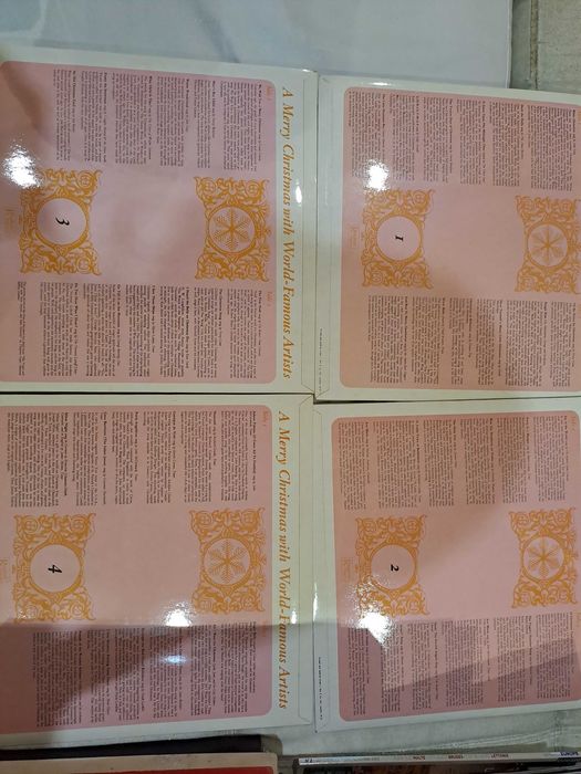 Vinis "A Merry Christmas with World Famous Artists" - Edição 1967