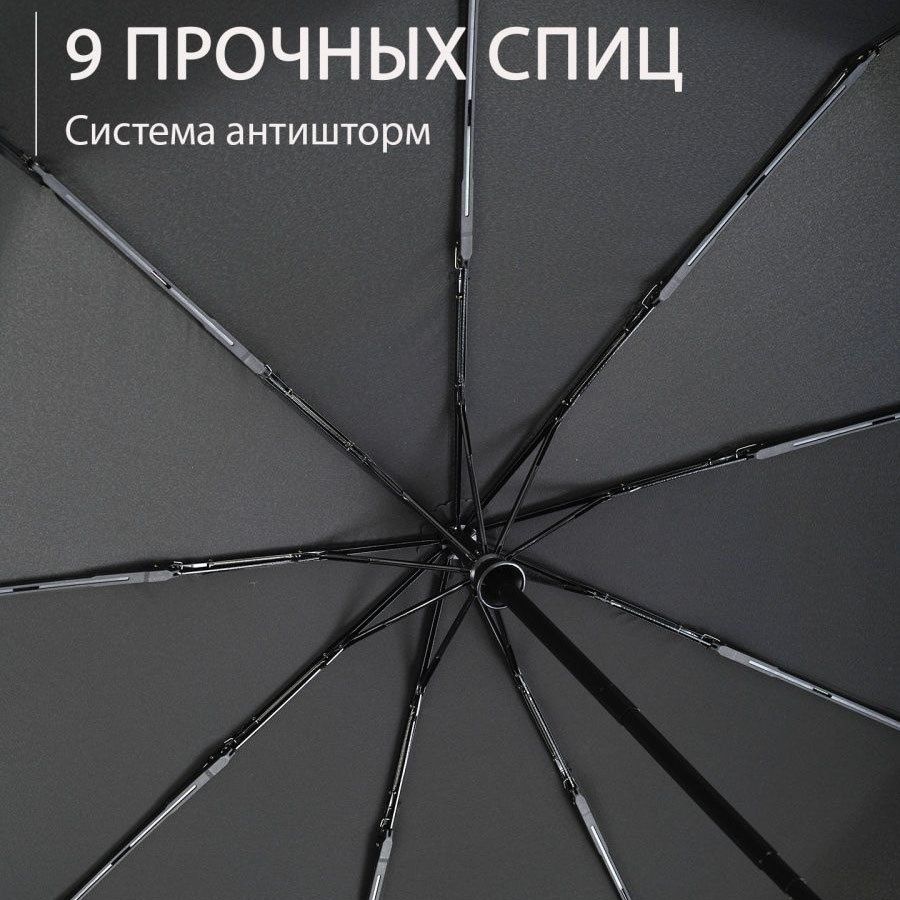 Парасолька преміум - Автоматична, чоловіча укріплена