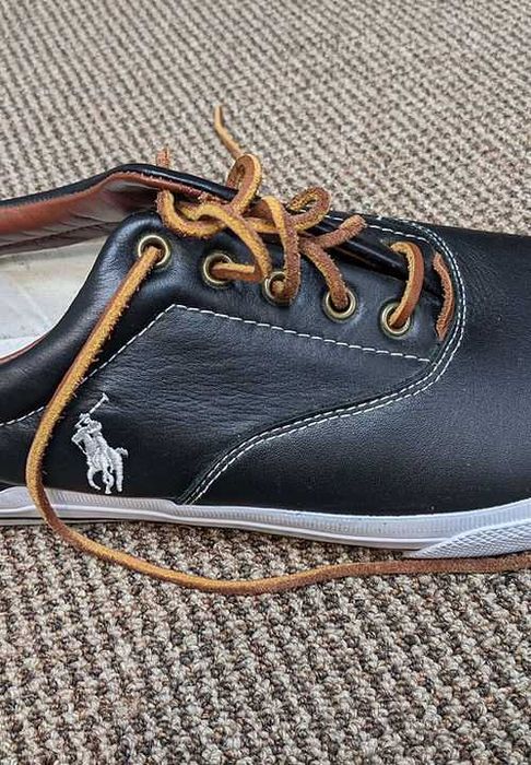 Кеди Polo Ralph  Lauren 43/44 Оригінал Кожаные туфли мужскиеб