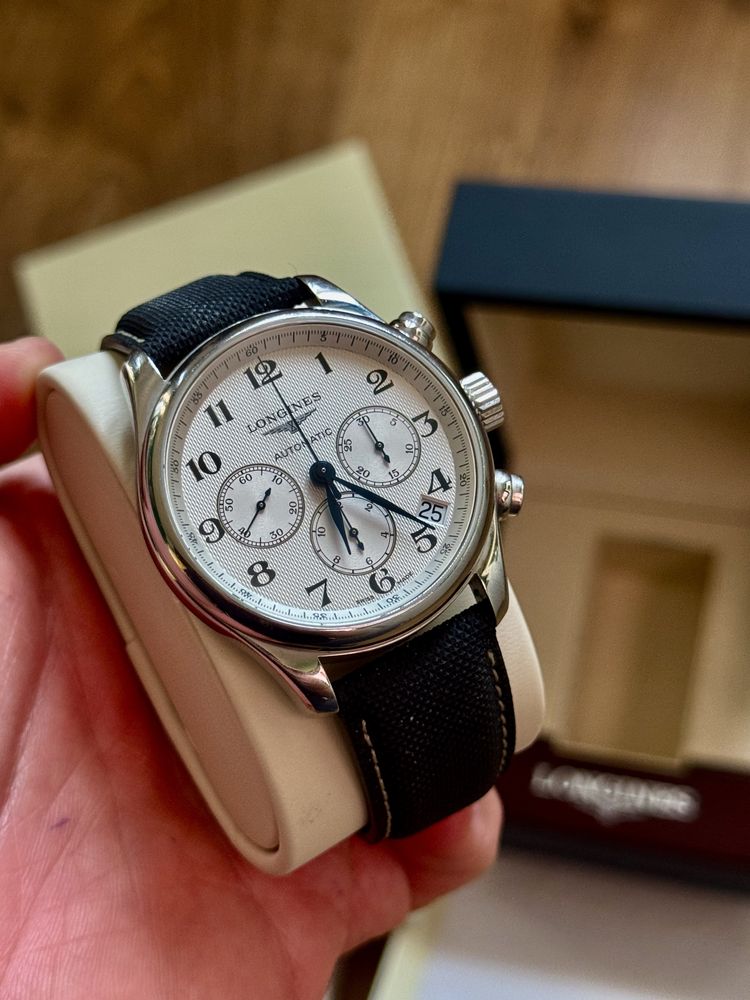 Longines Master Collection 44mm White Dial