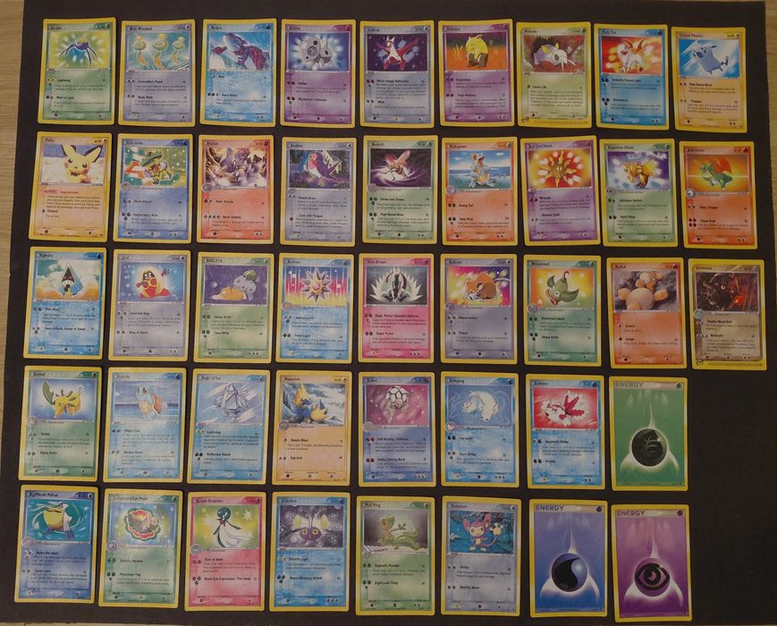 Lote 47 cartas Pokémon
