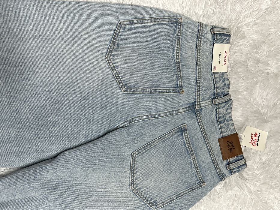 Calcas de ganga novas wide leg M