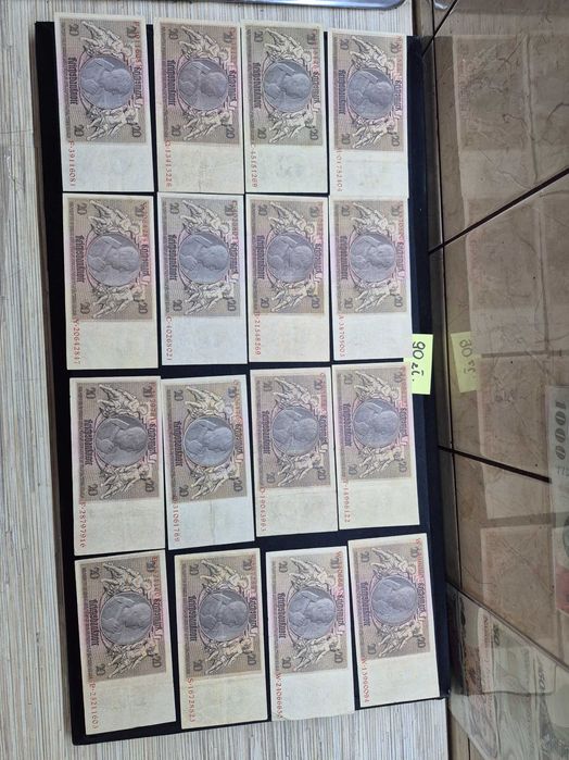 Starocie banknoty marki Niemcy 5 zestawów