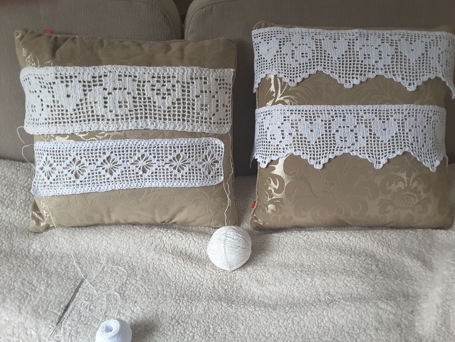 Bieżniki  na stoły i stoliki ręcznie dziergane 100 bawełna