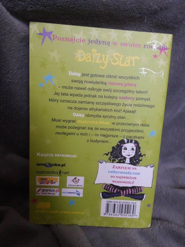 Książka "Daizy Star i różowa gitara" Cathy Cassidy