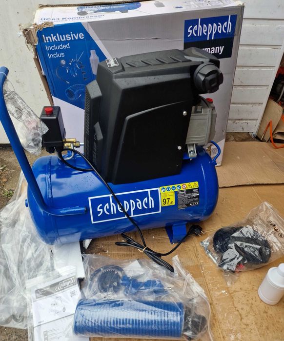 Компресор Scheppach HC63 10 бар| 1500 Вт | 50 л (Німеччина)