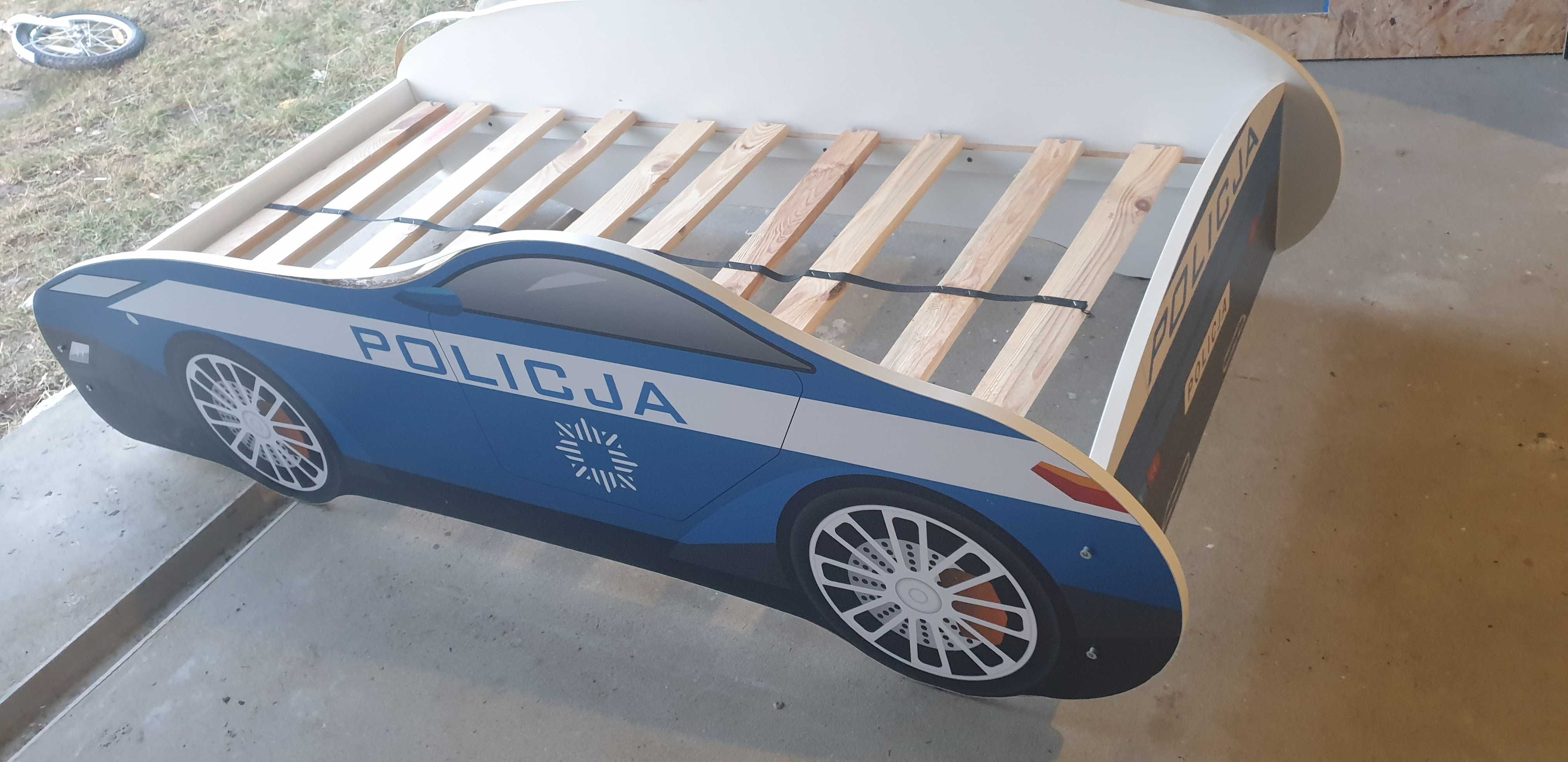 Łóżko dziecięce policja