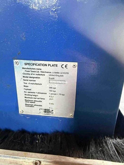 Zwyzka, podest 4.5m roboczej