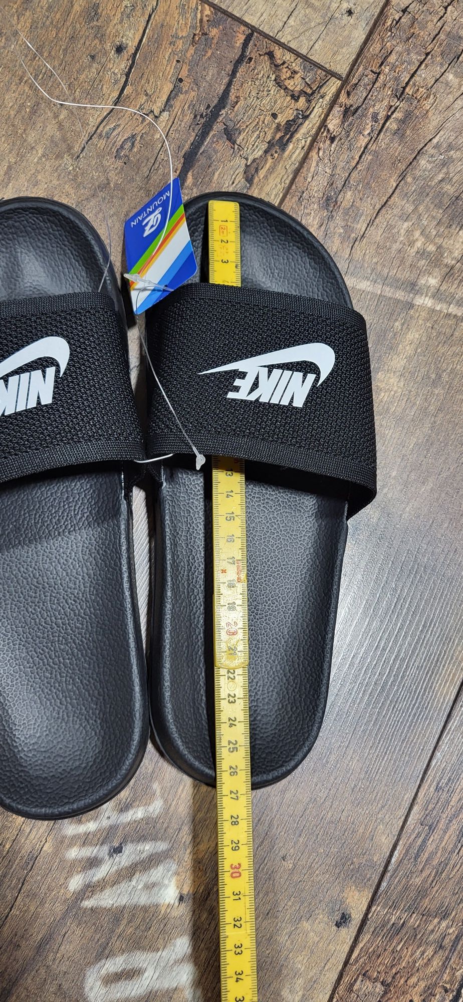 Czarne klapki męskie damskie unisex piankowe lekkie 41