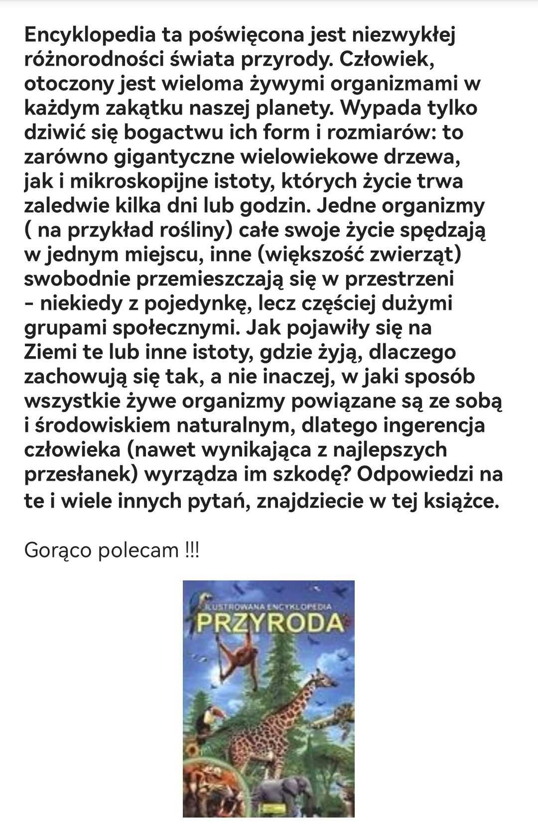 Ilustrowana encyklopedia przyroda